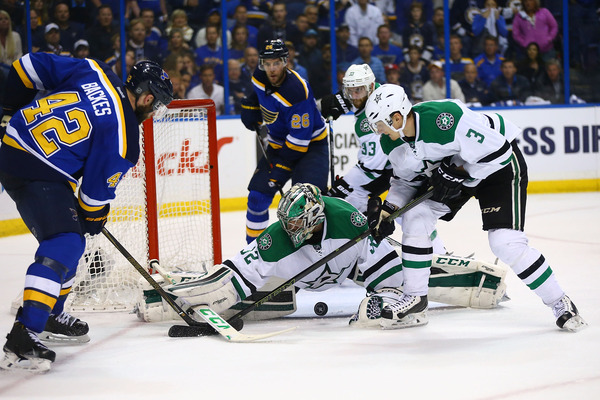 The St. Louis Blues and Dallas Stars will clash in a Game 7 with a trip to the Western Conference Final on the line.		Dilip Vishwanat  Getty Images