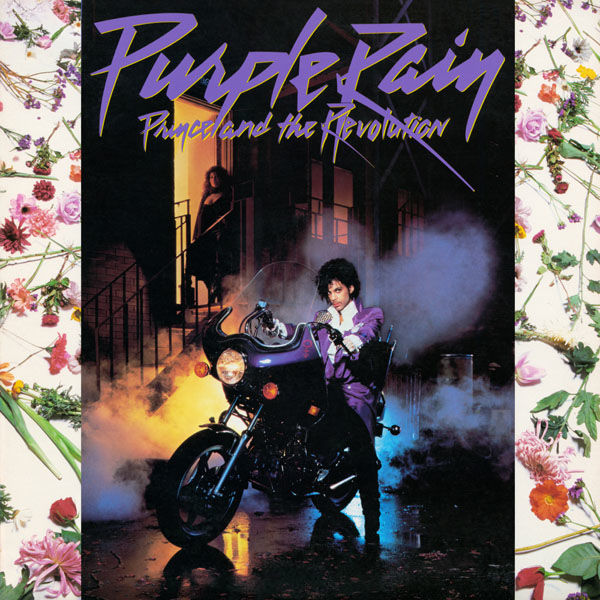 The album cover for Prince's Purple Rain