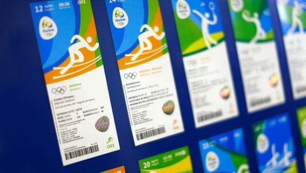 The tickets for the 2016 Rio Olympics are presented in Rio de Janeiro Brazil