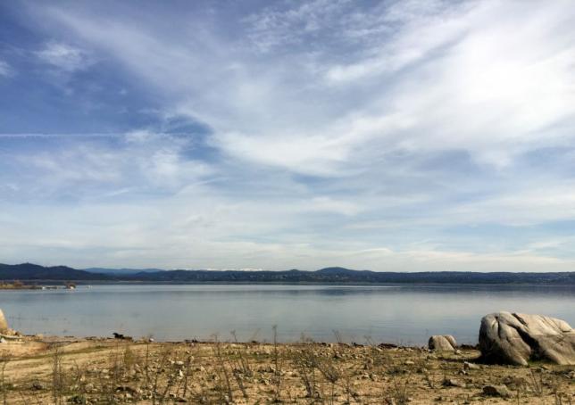 The water level of Folsom Lake