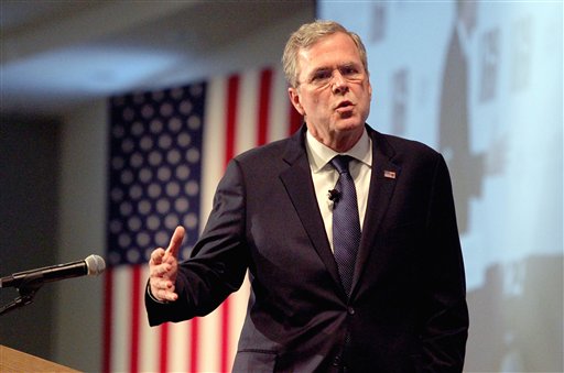 Republican presidential candidate former Florida Gov. Jeb Bush speaks at the New Hampshire Forum on Addiction and the Heroin Epidemic at Southern New Hampshire University in Manchester N.H