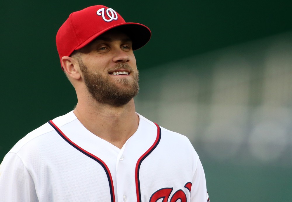 May 10 2016 Washington Nationals right fielder Bryce Harper during a MLB game at Nationals Park in Washington D.C. Tigers defeated the Capitals 5-4