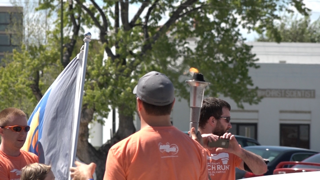 The Special Olympics Torch is making its way to Rapid City