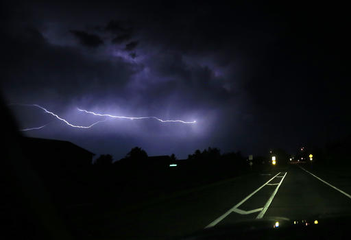 Severe storms that produced at least one tornado moved through the area overnight