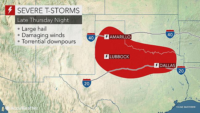 Storms bring hail, strong winds, small tornadoes to Plains