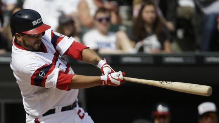 Dioner Navarro hit a two-run triple to open the scoring in the seventh inning for the White Sox