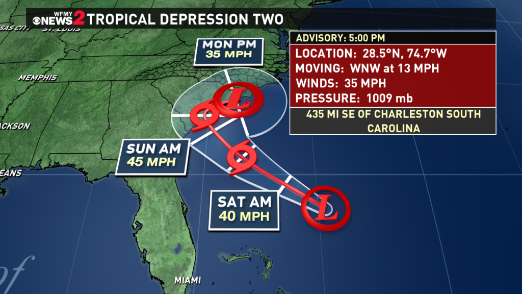 Disturbance could take on tropical characteristics soon