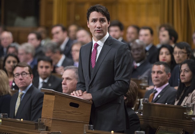 Prime Minister Justin Trudeau formally apologizes for a 1914 government decision that barred most of the passengers of the Komagata Maru from entering Canada in the House of Commons on Parliament Hill in Ottawa on Wednesday