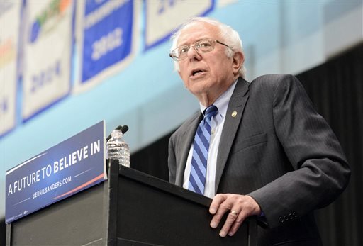 Bernie Sanders was at IPFW's Gates Center Monday