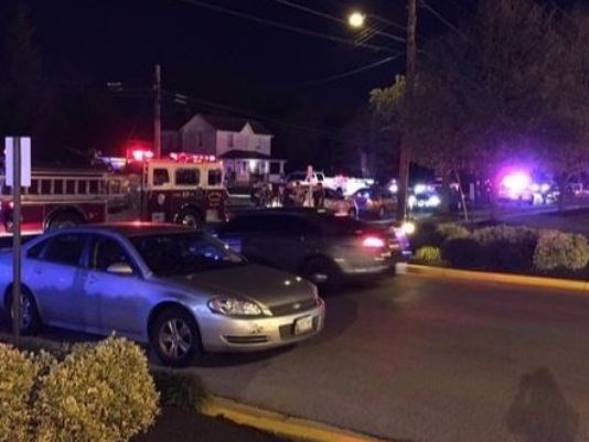 Two Prince George's County firefighters and a civilian were shot Friday night in Temple Hills Md. authorities say