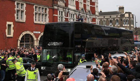 Man Utd Bus Attacked Outside West Ham Ground