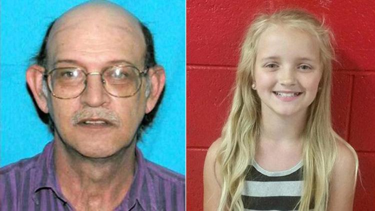 Carlie Trent 9 was allegedly abducted by her uncle Gary Simpson from her school in Rogersville Tennessee last week