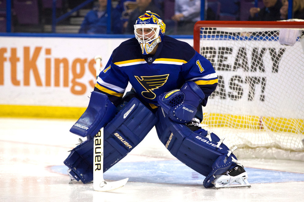 Veteran goalie Brian Elliott with get the start for the St. Louis Blues in Wednesday's Game 7