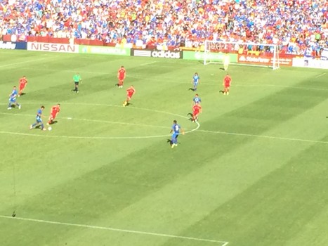 View from the press box