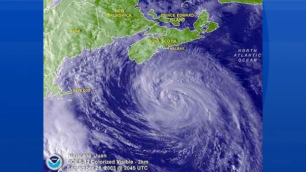 Sept 28th 2003 Hurricane Juan