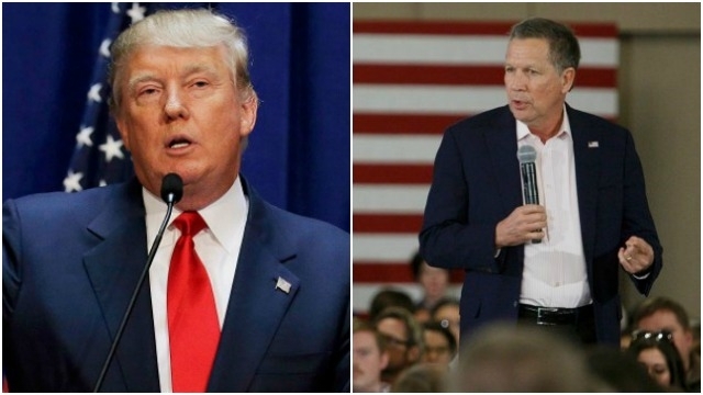 Watch Donald Trump says interested in vetting John Kasich for VP