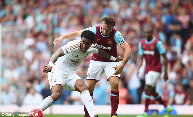 West Ham captain Mark Noble has urged his team-mates to bounce back against Manchester United