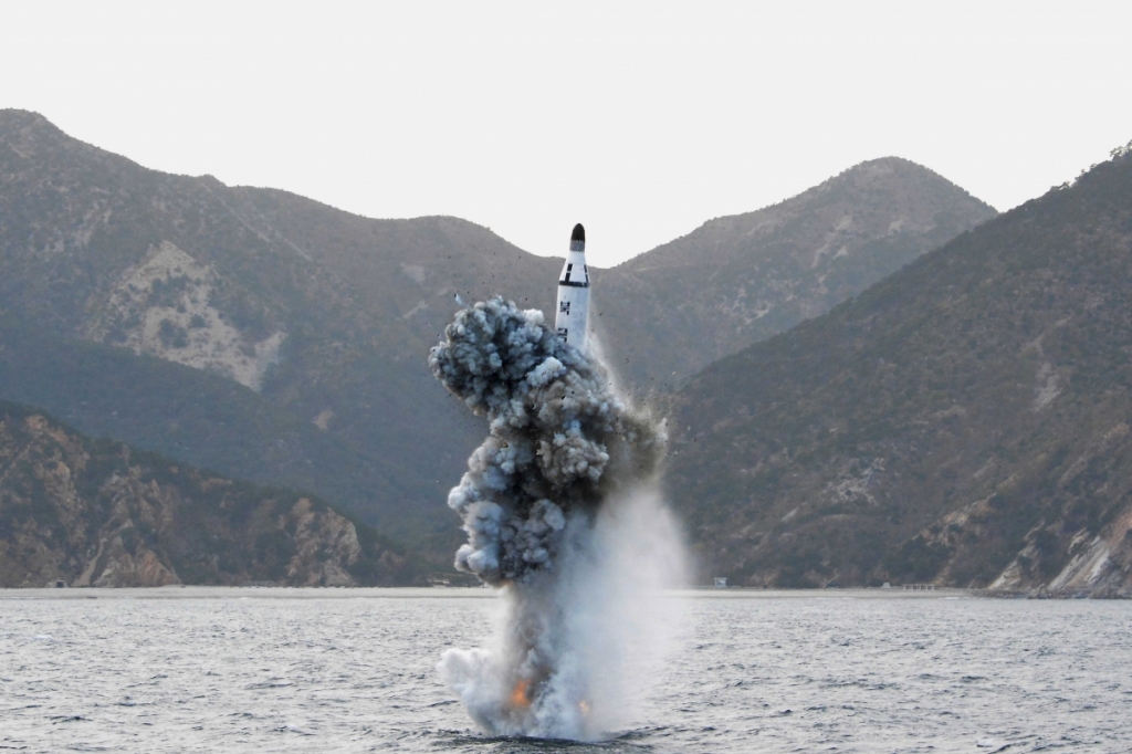 North Korea missile test april 2016