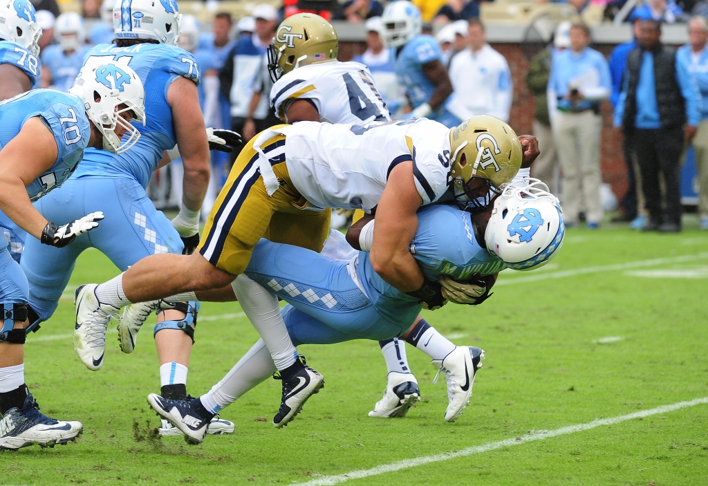 Atlanta Georgia. Gotsis would be penalized and ejected from the game for the hit. (credit Scott Cunningham  Getty