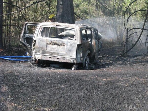 Woman Rescued from Fiery Crash on I-35 near Sandstone