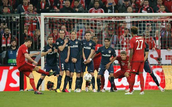 Xabi Alonso scored with a deflected free-kick