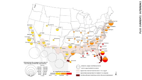 NASA and NCAR map Zikas intensity widespread in a U.S