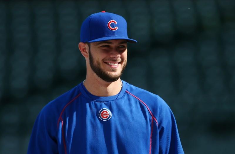 Oct 19 2015 Chicago IL USA Chicago Cubs third baseman Kris Bryant during practice the day before game three of the 2015 NLCS at Wrigley Field. Mandatory Credit Jerry Lai-USA TODAY Sports