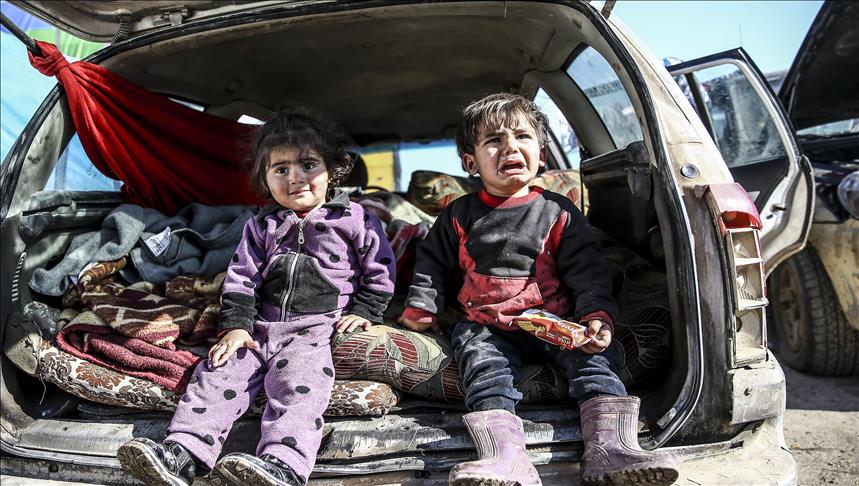 UNHCR worried about 165,000 displaced near Syrian town