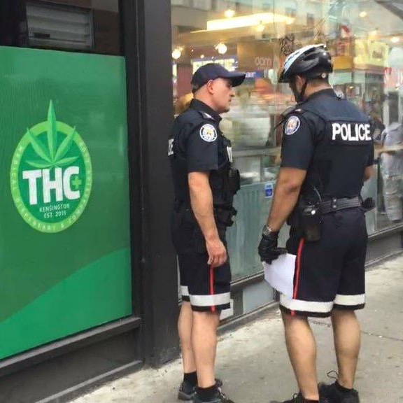 Toronto police raid pot shops in crackdown