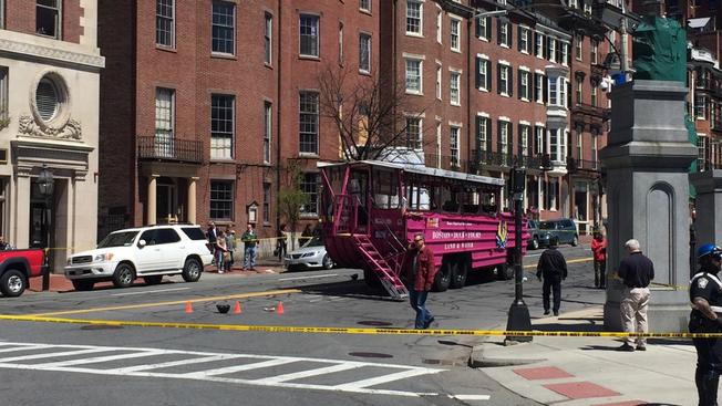 Woman on scooter hit, killed by duck boat near Boston Common