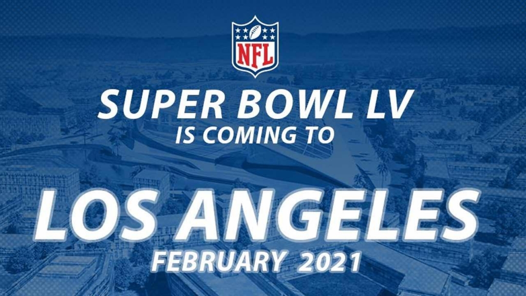 The NFL announced that Super Bowl LV will take place in Los Angeles in 2021