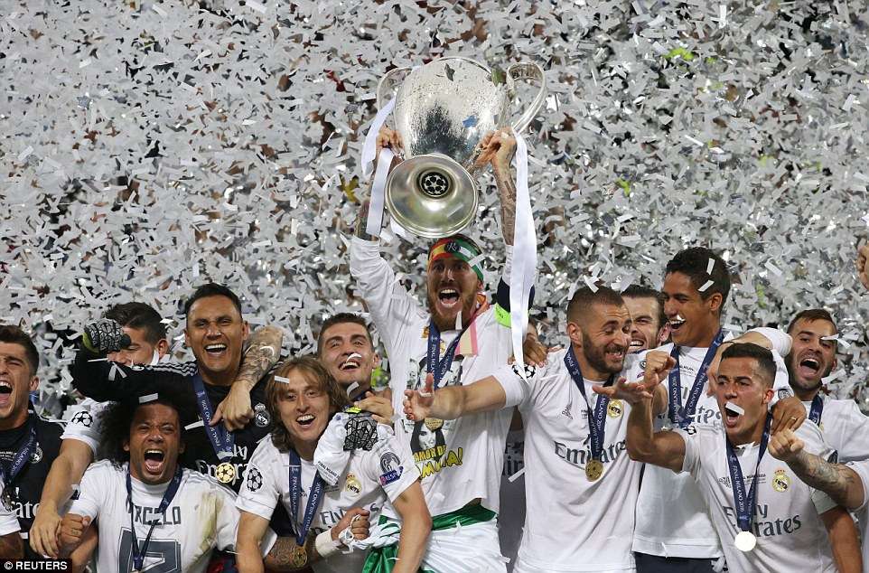 Rea Madrid win 2016 Champions League