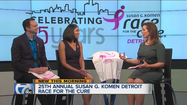 25th Annual Susan G. Komen Detroit Race for the Cure                      WXYZ