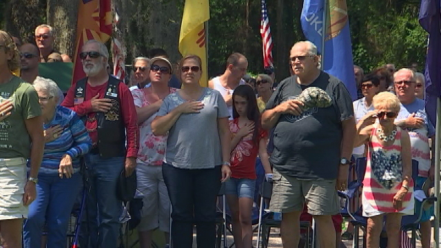 8-thousand people gathered in Sumter County to honor the fallen on Memorial Day