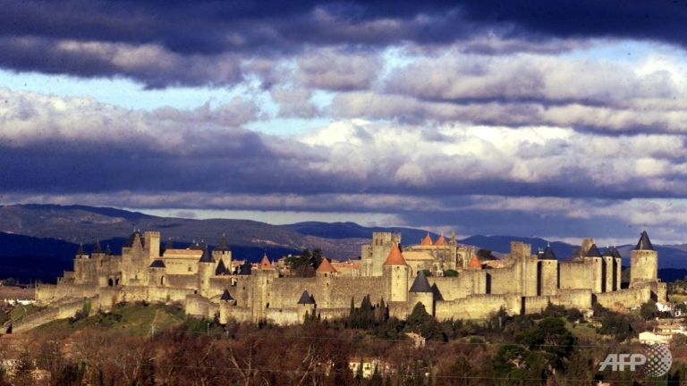 A general view of the city of Carcassonne target of an alleged plot to attack American and Russian tourists.
   
 

  Enlarge  Caption