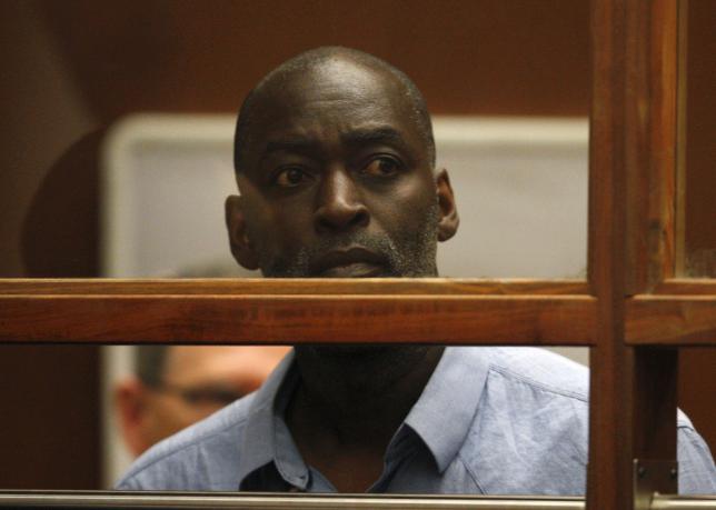 Actor Michael Jace appears at an arraignment hearing for a murder charge in Los Angeles Superior Court in Los Angeles California United States