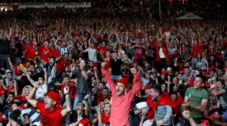 Euro 2016 Albania Romania Albania vs Romania Romania vs Albania Albania fans Romania fans UEFA UEFA Albania UEFA Romania Football