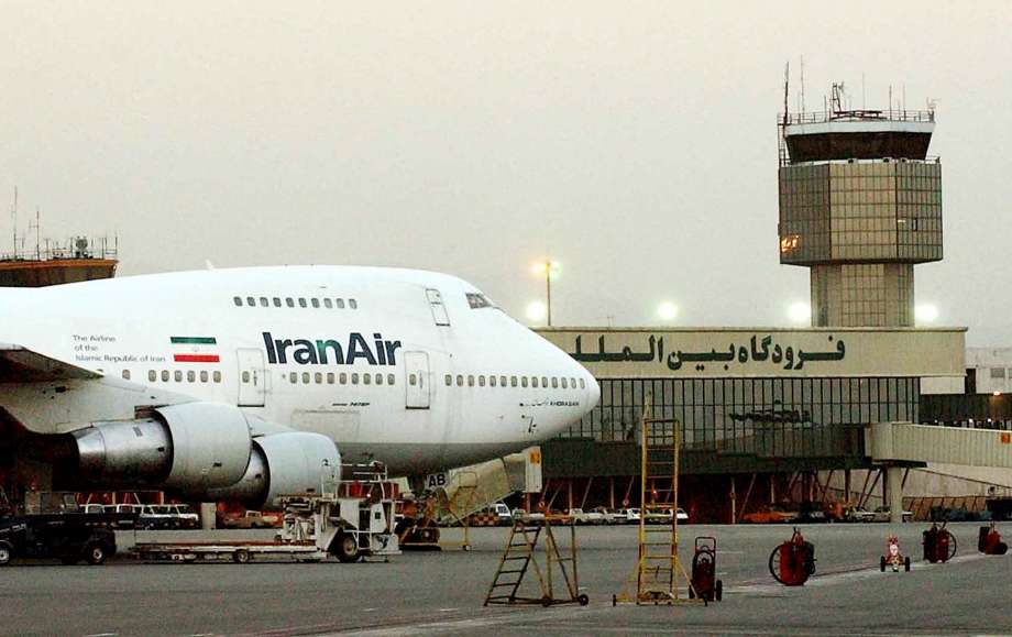 An Iran Air Boeing 747 is seen parked in 2003 at Tehran’s airport. Boeing Co. is negotiating a deal that would mark the first major entry of a U.S. company into Iran since the nuclear accord