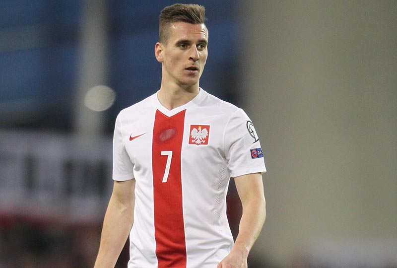 29/03/2015 Ireland v Poland- EURO 2016 Qualifier Group D Arkadiusz Milik