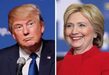 Poll shows Clinton leads Trump nationally