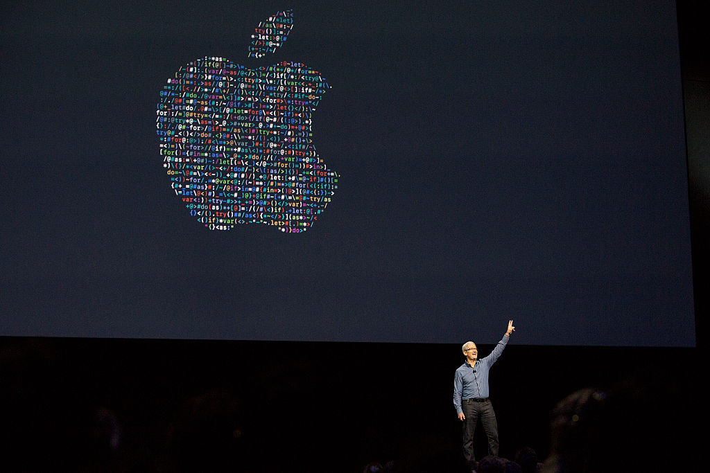 Apple CEO Tim Cook is speaking at an Apple event at the Worldwide Developer's Conference