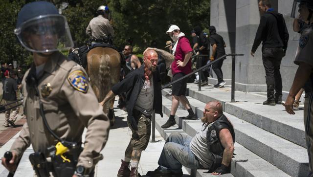 Multiple stabbings reported at white nationalist rally in Sacramento