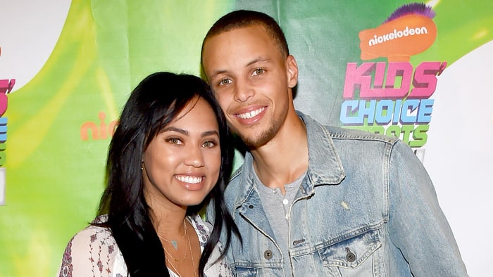 Ayesha and Stephen Curry attends Nickelodeon Kids Choice Sports Awards 2014.        
      Credit Michael Buckner  Getty Images