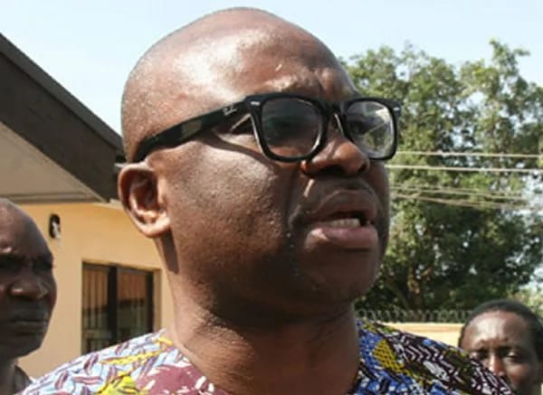 Ayodele Fayose governor of Ekiti state