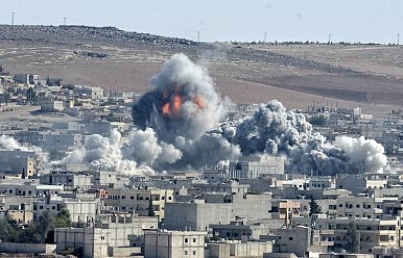 Airstrikes kill 14 militants in Syria