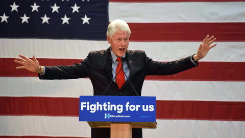 Bill Clinton speaks in Paterson New Jersey