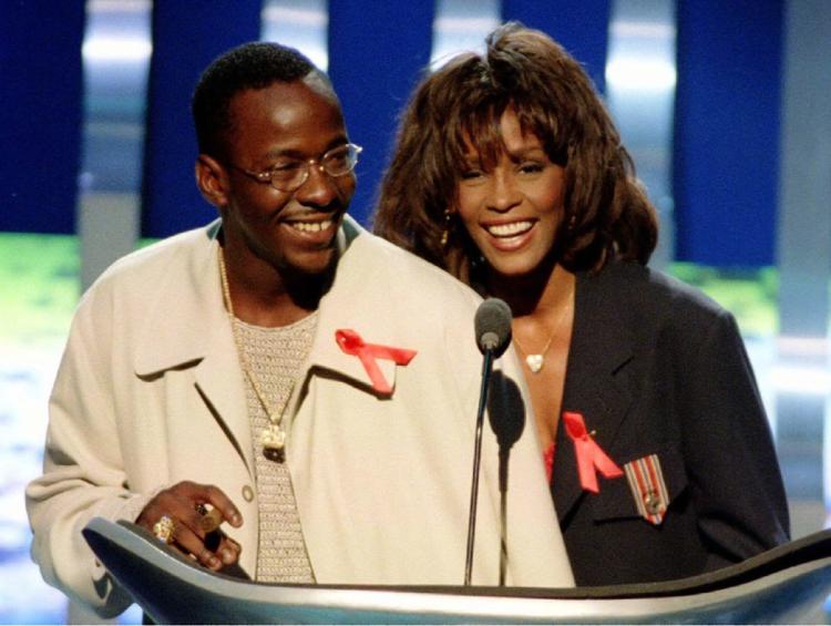 Bobby Brown says his wife Whitney Houston was secretly bisexual and had a romance with a woman