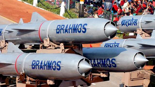 BrahMos missiles on display during the Republic Day parade