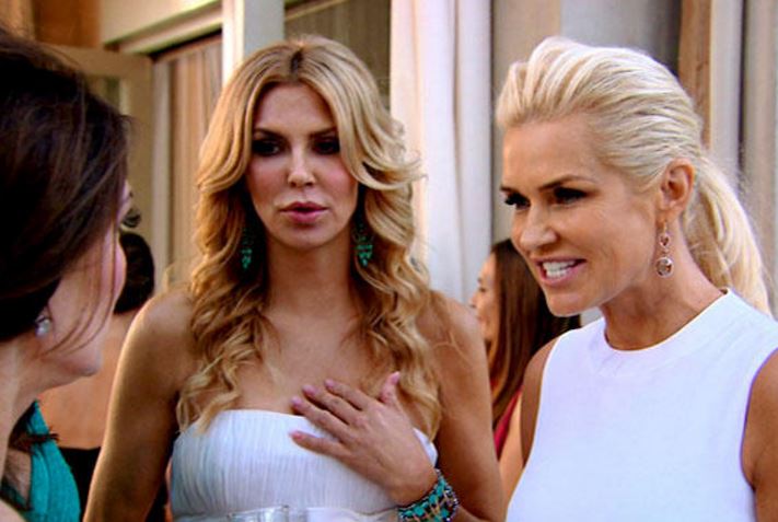 Brandi Glanville and Yolanda Hadid in'The Real Housewives of Beverly Hills