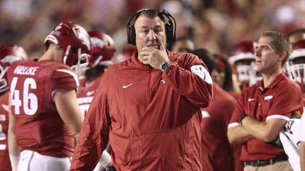 Bret Bielema is not shy when discussing his expectations for Arkansas players.                     USATSI